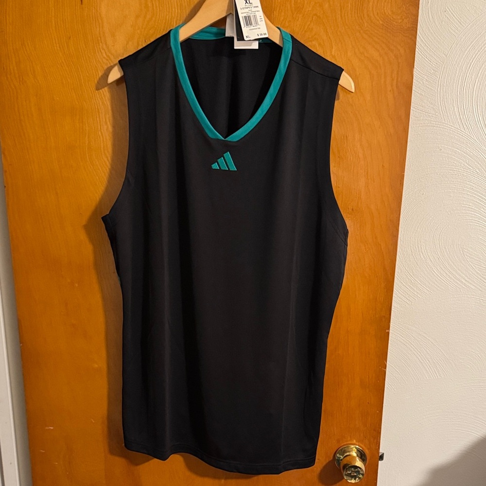 Adidas Tank Top Mens XL Black Basketball